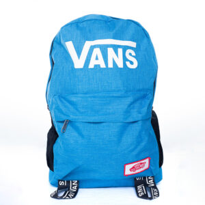 Maleta Maletin Vans Colegio 2 bolsillos Azul Contraentrega