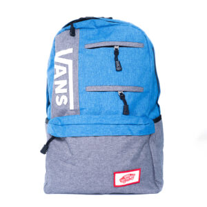 Maleta Maletin Vans Colegio 4 bolsillos Azul gris Contraentrega