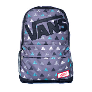 Maleta Maletin Vans Colegio Universidad Gris Triangulos Contraentrega